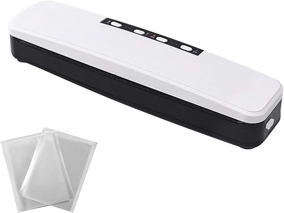 Compact Food Vacuum Sealer with 100 Bags