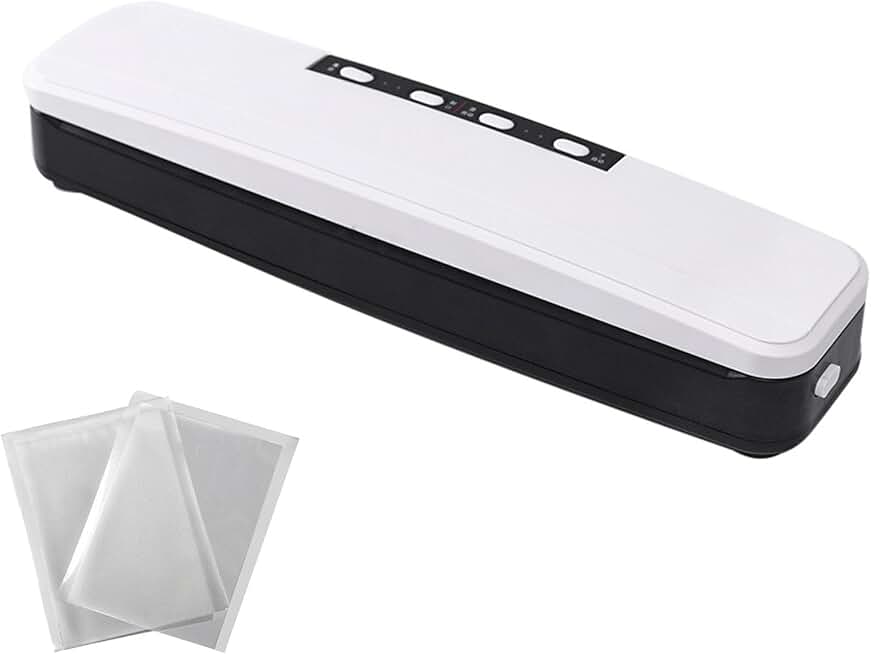 Compact Food Vacuum Sealer with 100 Bags