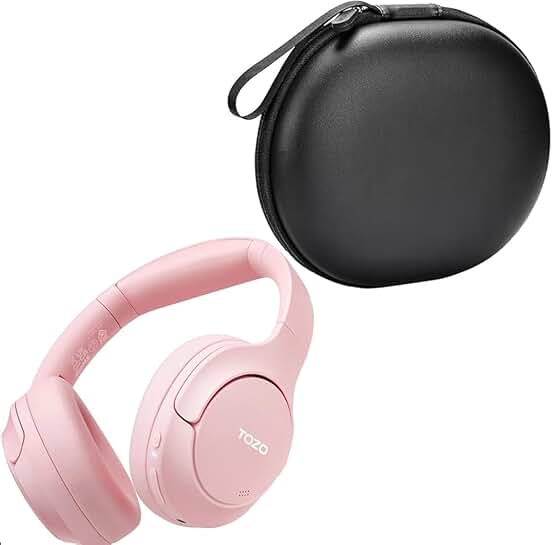 Hybrid Noise Cancelling Headphones with Case and Storage Bag