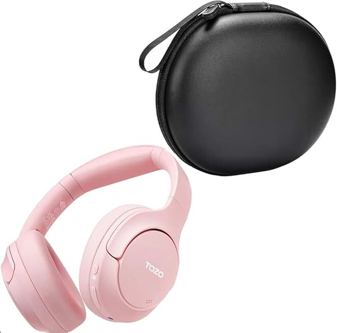 Hybrid Noise Cancelling Headphones with Case and Storage Bag