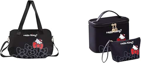 Large Waterproof Travel Makeup and Toiletry Bag Set