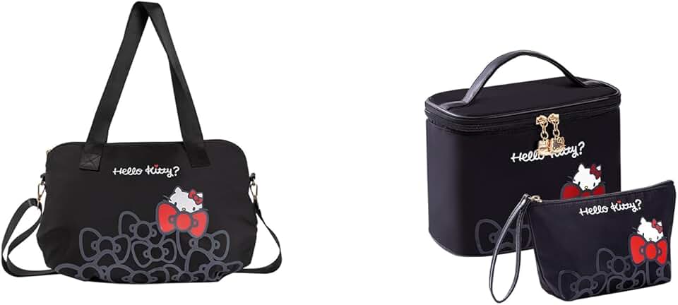Large Waterproof Travel Makeup and Toiletry Bag Set
