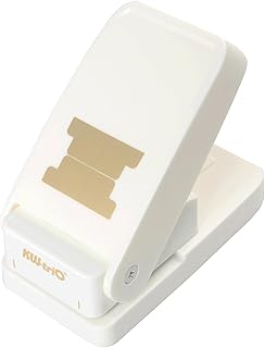 White DIY Tab Punch for Scrapbooking and Journaling