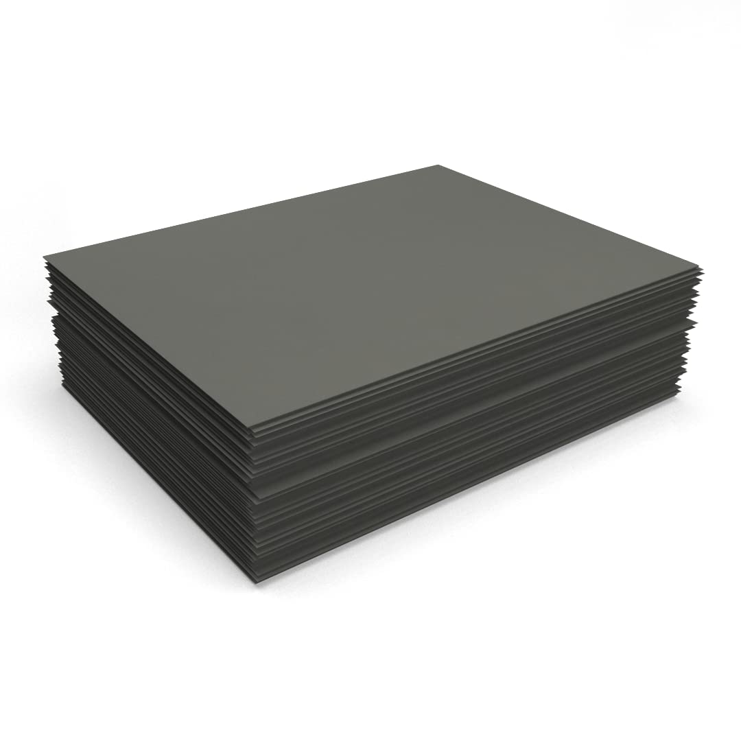 Smoke Gray Letter Size Paper, 80lb, 250 Sheets