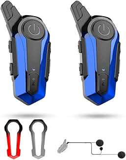 Motorcycle Bluetooth Headset with 1000m Intercom and Waterproof Design