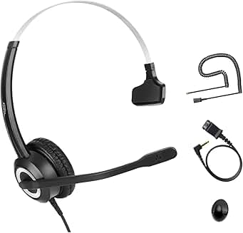 Noise Cancelling Headset for Cisco Phones with Mic