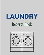 Laundry Receipt Book with 110 Pages