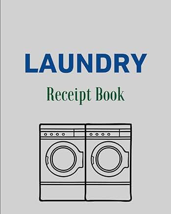 Laundry Receipt Book with 110 Pages