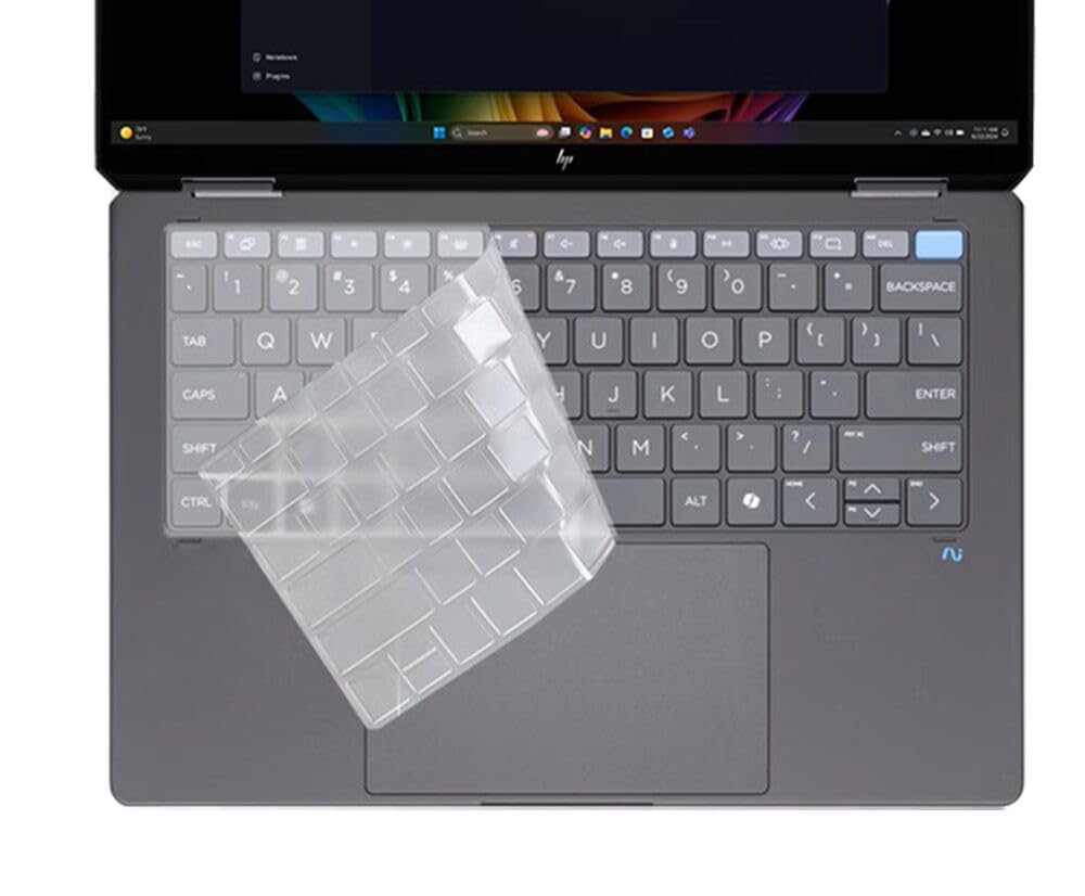Clear keyboard cover for 14 and 16-inch 2-in-1 laptops