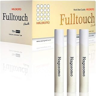 White chalk in a box of 72 pieces