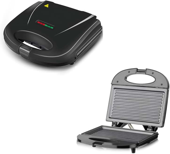 Double-sided rapid heating breakfast machine for three meals