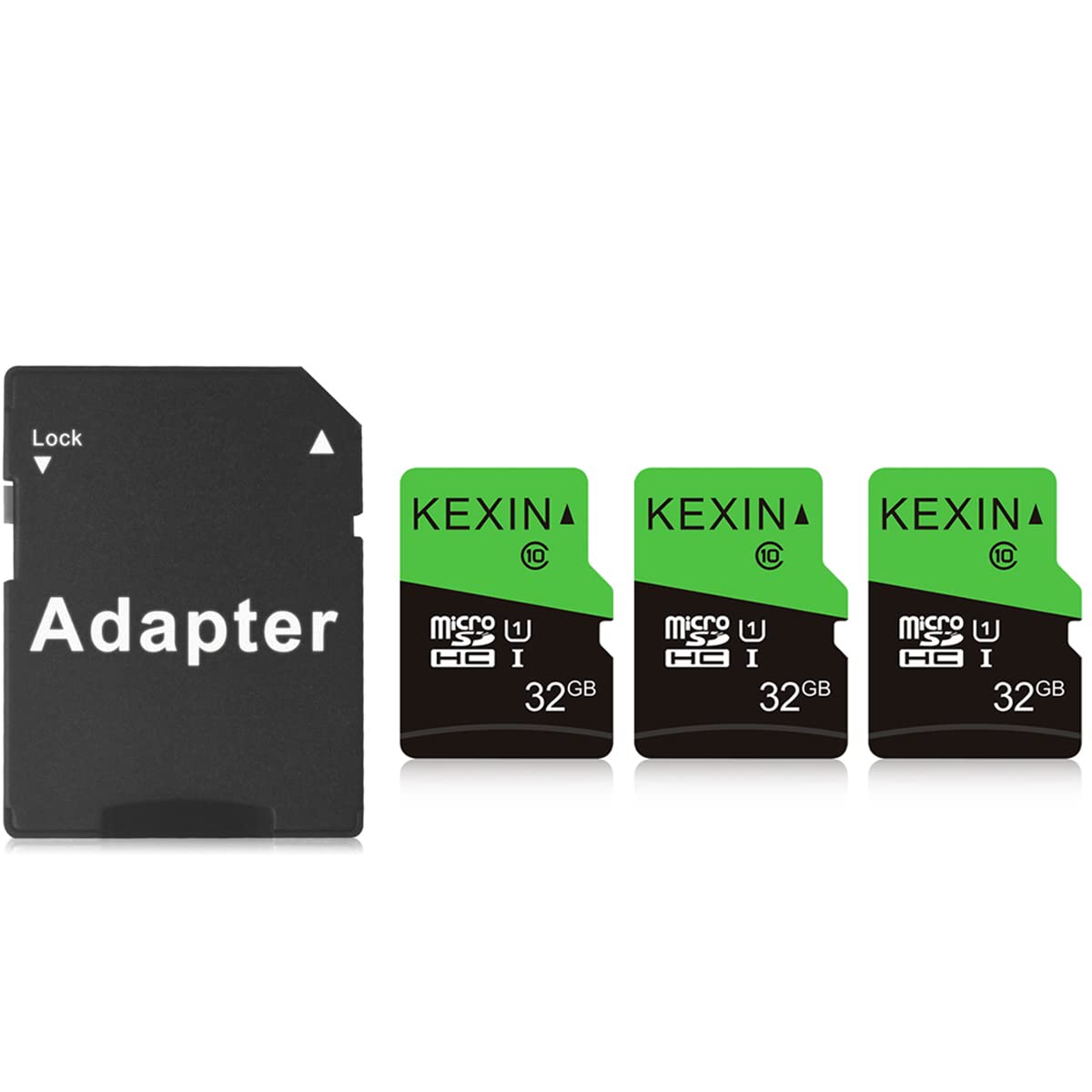 3 Pack 32GB Micro SD Card Memory Card MicroSDHC UHS-I Memory Cards Class 10 High Speed Card, C10, U1, 32 GB 3 Pack