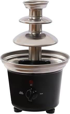Stainless Steel Chocolate Fountain with 6 Forks