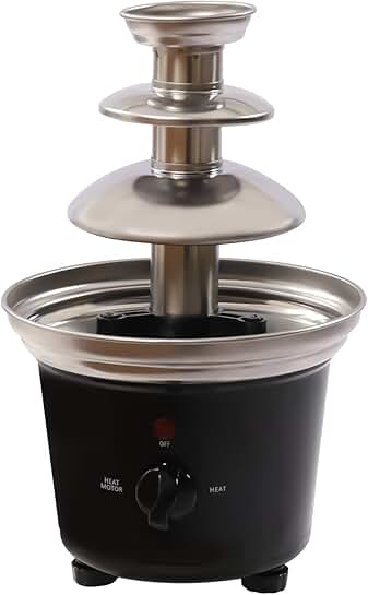 3-Tier Chocolate and Cheese Fountain for Events