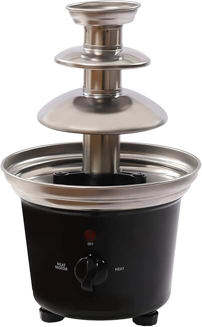 3-Tier Chocolate and Cheese Fountain for Events