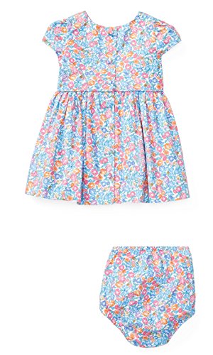 Baby Girl Floral Cotton Dress & Bloomer