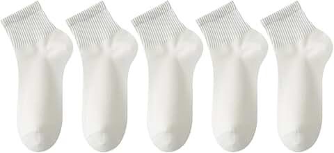 Pack of 5-10 Women's Comfortable Toe Seamed Ankle Socks