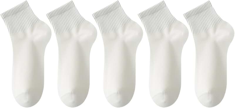Pack of 5-10 Women's Comfortable Toe Seamed Ankle Socks