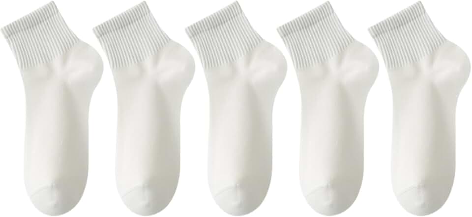 Pack of 5-10 Women's Comfortable Toe Seamed Ankle Socks