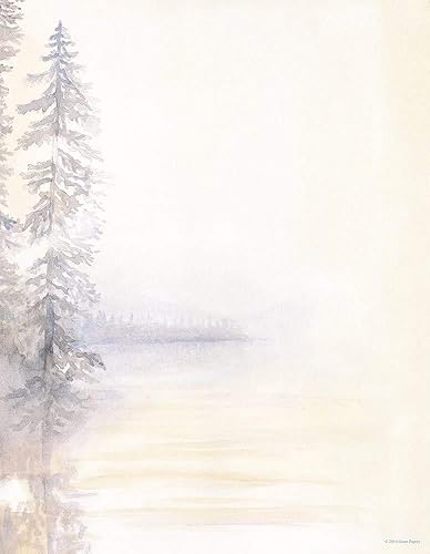 Morning Mist Letterhead, 80 Sheets, 8.5"x11"