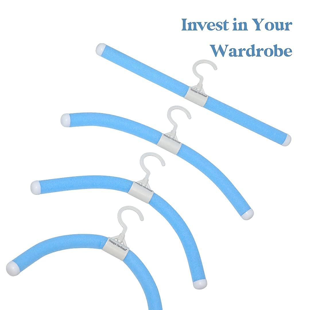 Feel Kozi No Bumps Hangers  Sweater Hangers No Shoulder Bump  Padded Hangers and Foam Hangers for Wet Clothes  No Hangers for Jerseys  Flexible, Bendable