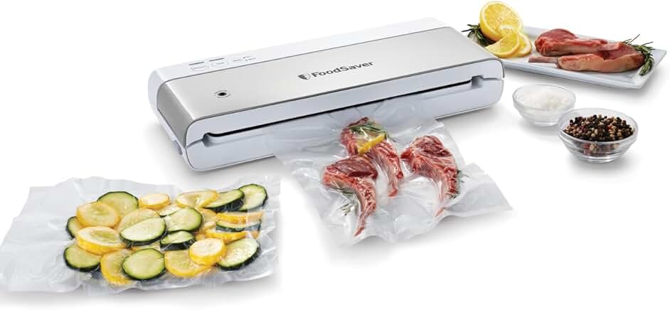 Compact Vacuum Sealer with Bags for Food Storage