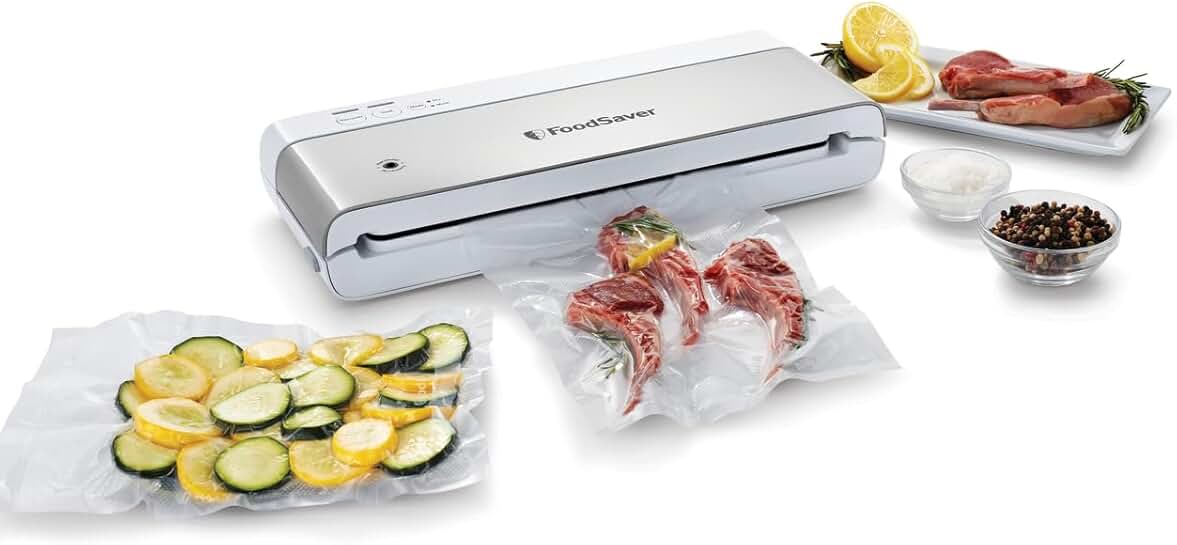 Compact Vacuum Sealer with Bags for Food Storage
