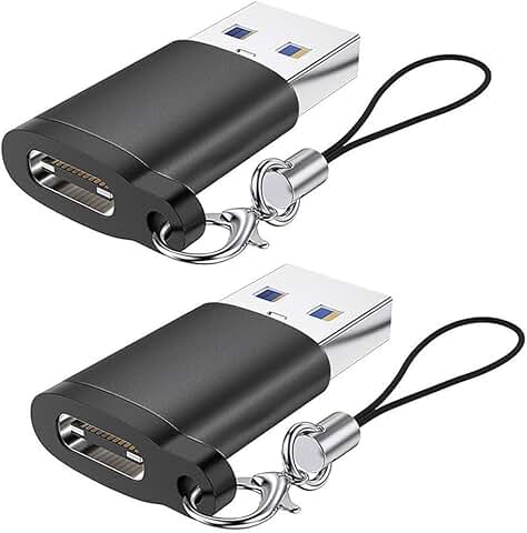 USB C to USB 3.0 Adapter, 2 Pack