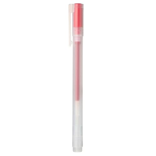Red 0.38mm Smooth Gel Ink Ballpoint Pen Set