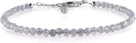 Dainty Gemstone Beaded Bracelet for Women