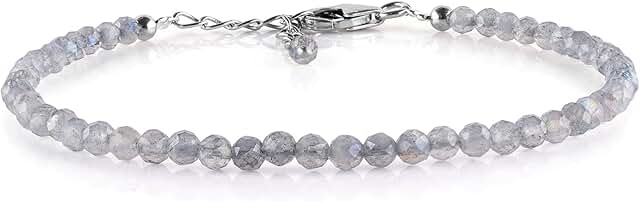 Dainty Gemstone Beaded Bracelet for Women