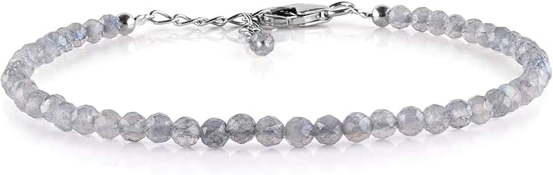 Dainty Gemstone Beaded Bracelet for Women