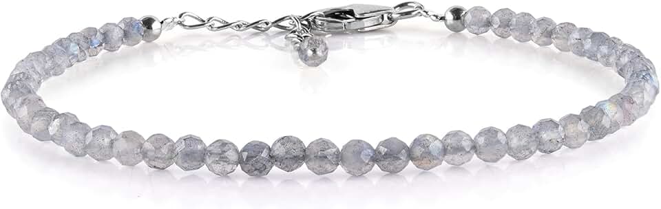 Dainty Gemstone Beaded Bracelet for Women