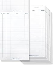 12 Guest Check Pads with 50 Pages Each