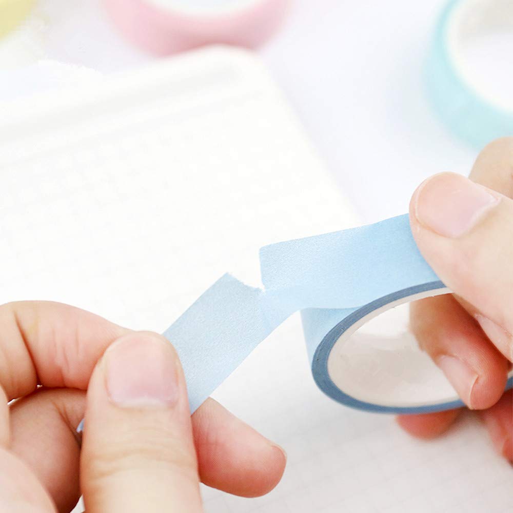 20 Rolls of Colored Washi Tape for Crafts and Gifts
