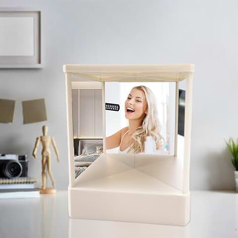 Non-Reversing Mirror for Makeup and Beauty