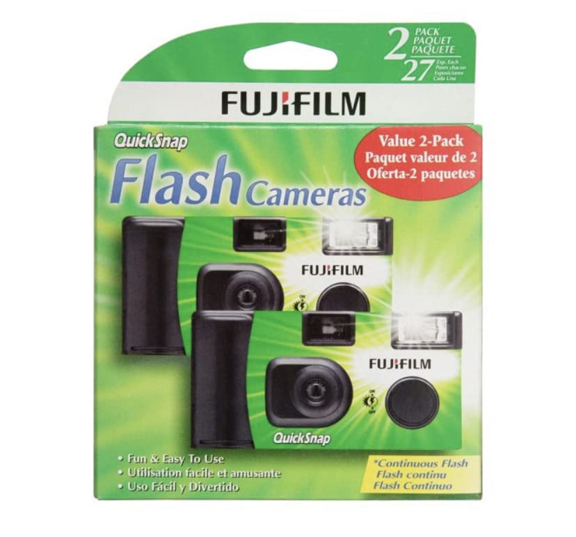 QuickSnap Flash 400 Disposable 35mm Camera (Pack of 2)