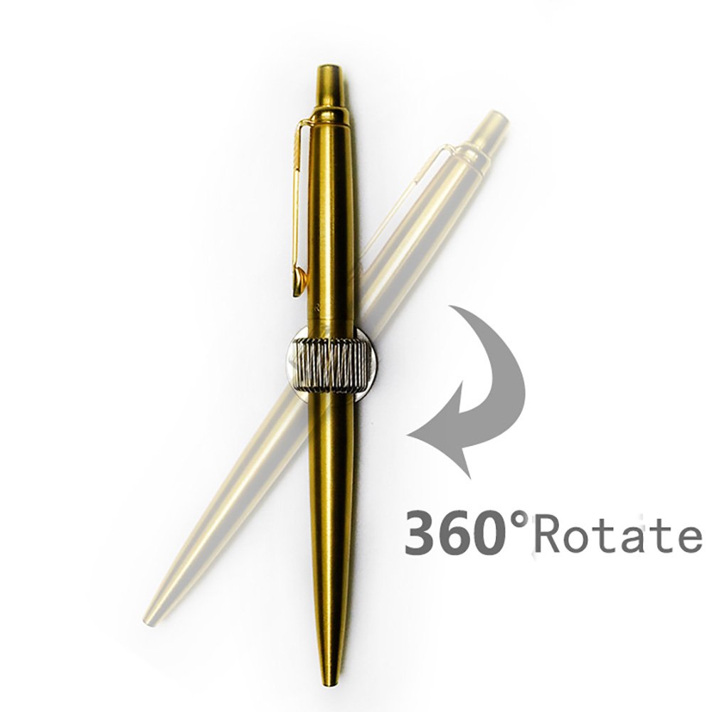 Set of 5 Stainless Steel Pen Holders with Adjustable Clips