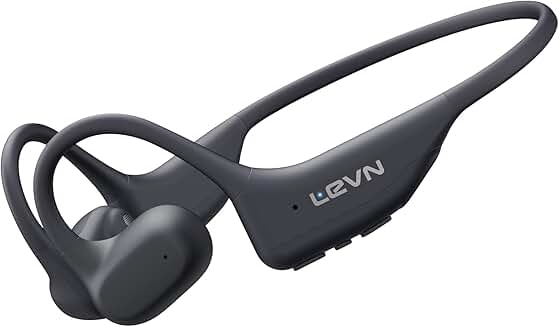 Open Ear Bone Conduction Headphones with Mic