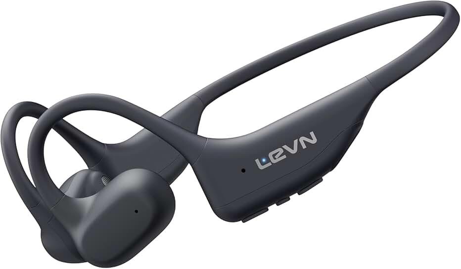 Open Ear Bone Conduction Headphones with Mic