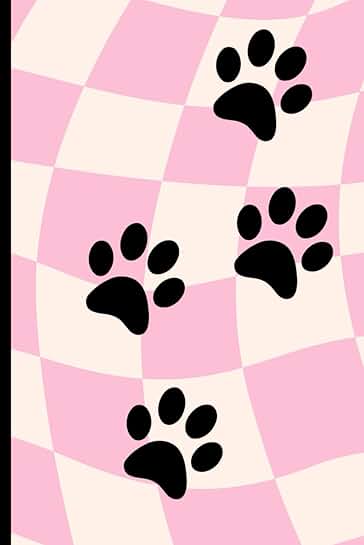 Muddy Paw Prints Composition Notebook