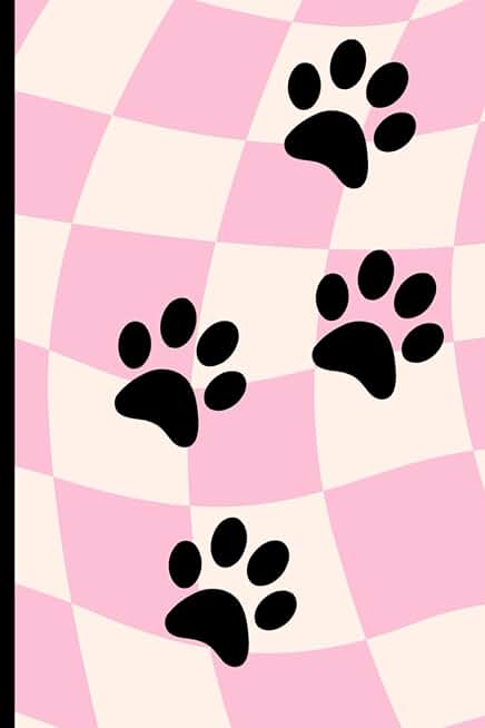 Muddy Paw Prints Composition Notebook
