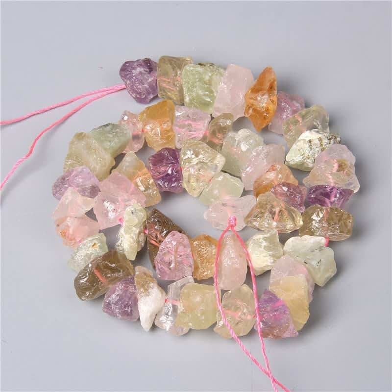 Natural Irregular Quartz Nugget Beads for Jewelry Making