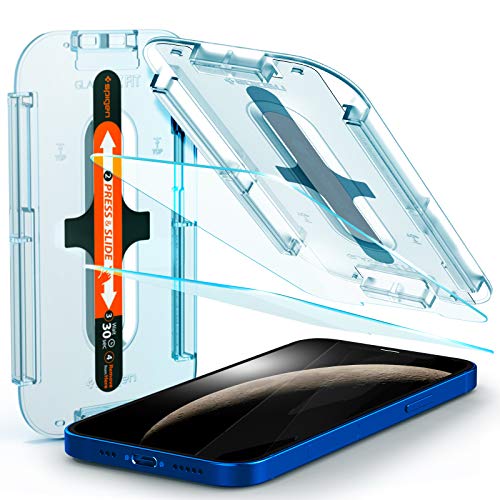 Tempered Glass Screen Protector for iPhone 12 and 12 Pro, 2 Pack
