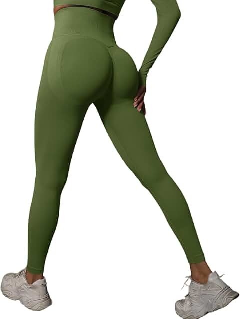 Women's High Waist Tummy Control Leggings for Gym and Running