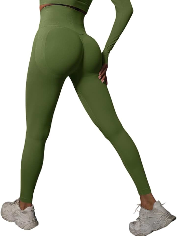 Women's High Waist Tummy Control Leggings for Gym and Running