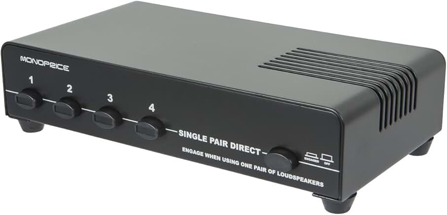 4-Channel Speaker Selector for Home Theater