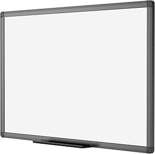 Magnetic Dry Erase Whiteboard, 36x24 Inches, Black Frame