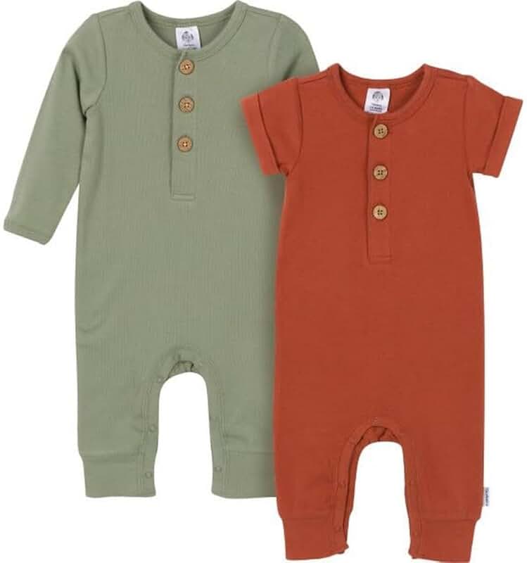 Baby Girls and Boys Long Leg Romper Pack