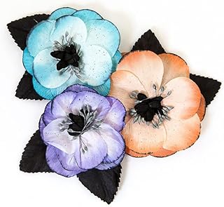 Multicolored Flower Craft Embellishments